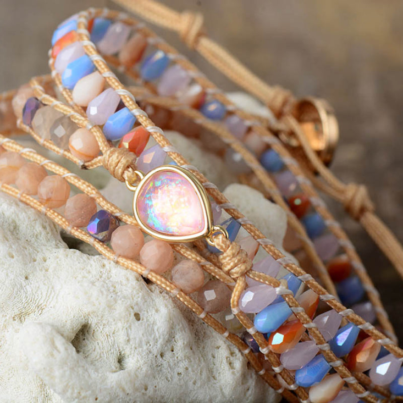 Opal Beaded Bracelet king-general-store-5710.myshopify.com