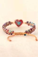 Handmade Heart Shape Natural Stone Bracelet king-general-store-5710.myshopify.com