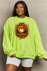 Simply Love Full Size HAPPY HALLOWEEN Graphic Sweatshirt king-general-store-5710.myshopify.com