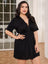 Plus Size Lace Trim Deep V Night Dress king-general-store-5710.myshopify.com