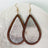 Teardrop Shape Wooden Dangle Earrings king-general-store-5710.myshopify.com