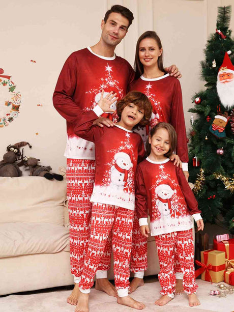 Full Size Snowman Top and Pants Set king-general-store-5710.myshopify.com