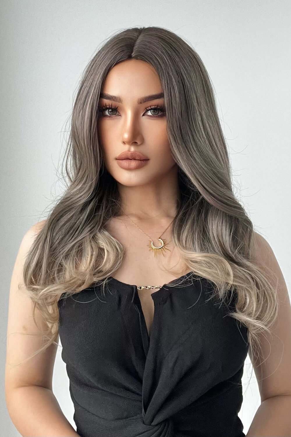 13*1" Full-Machine Wigs Synthetic Long Straight 24" - Kings Crown Jewel Boutique