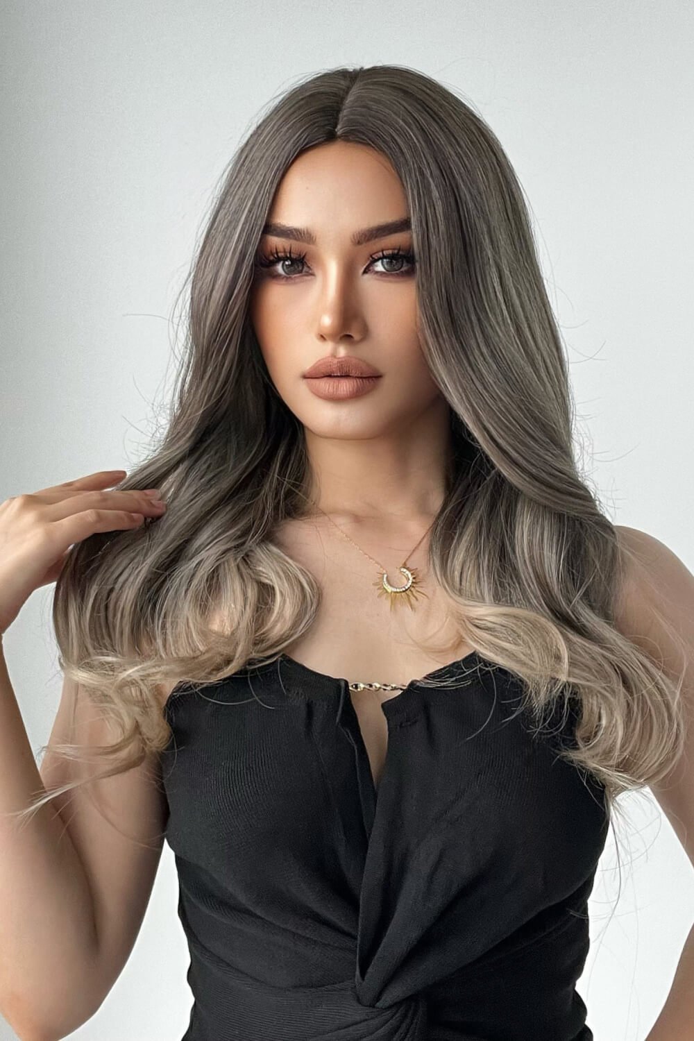 13*1" Full-Machine Wigs Synthetic Long Straight 24" - Kings Crown Jewel Boutique