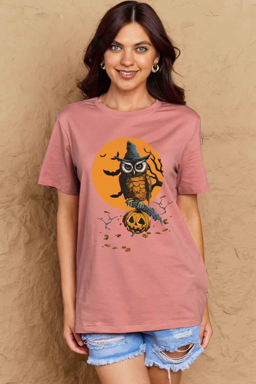 Simply Love Full Size Holloween Theme Graphic Cotton T-Shirt king-general-store-5710.myshopify.com