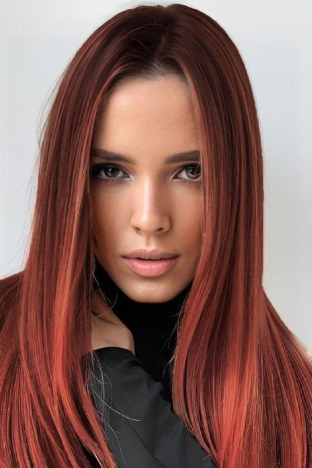 13*2" Full-Machine Wigs Synthetic Mid-Length Straight 27" - Kings Crown Jewel Boutique