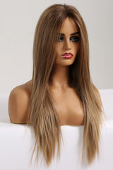 13*2" Lace Front Wigs Synthetic Long Straight 26'' 150% Density - Kings Crown Jewel Boutique