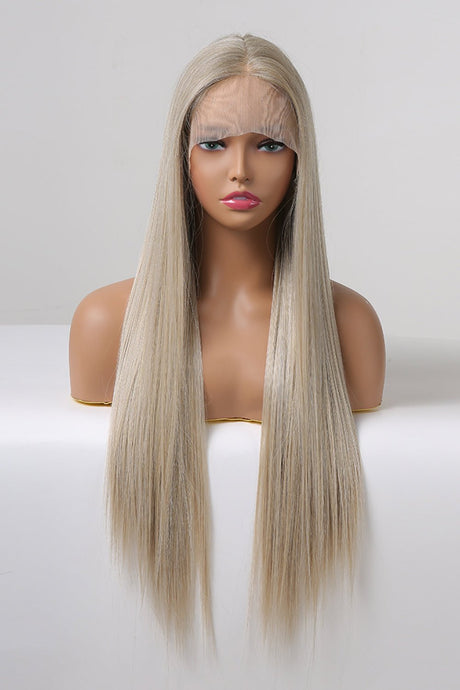 13*2" Lace Front Wigs Synthetic Long Straight 27" 150% Density - Kings Crown Jewel Boutique