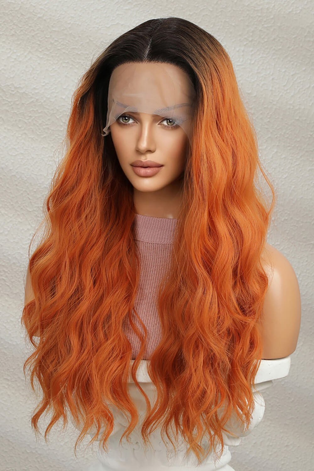 13*2" Lace Front Wigs Synthetic Long Wave 24" 150% Density - Kings Crown Jewel Boutique