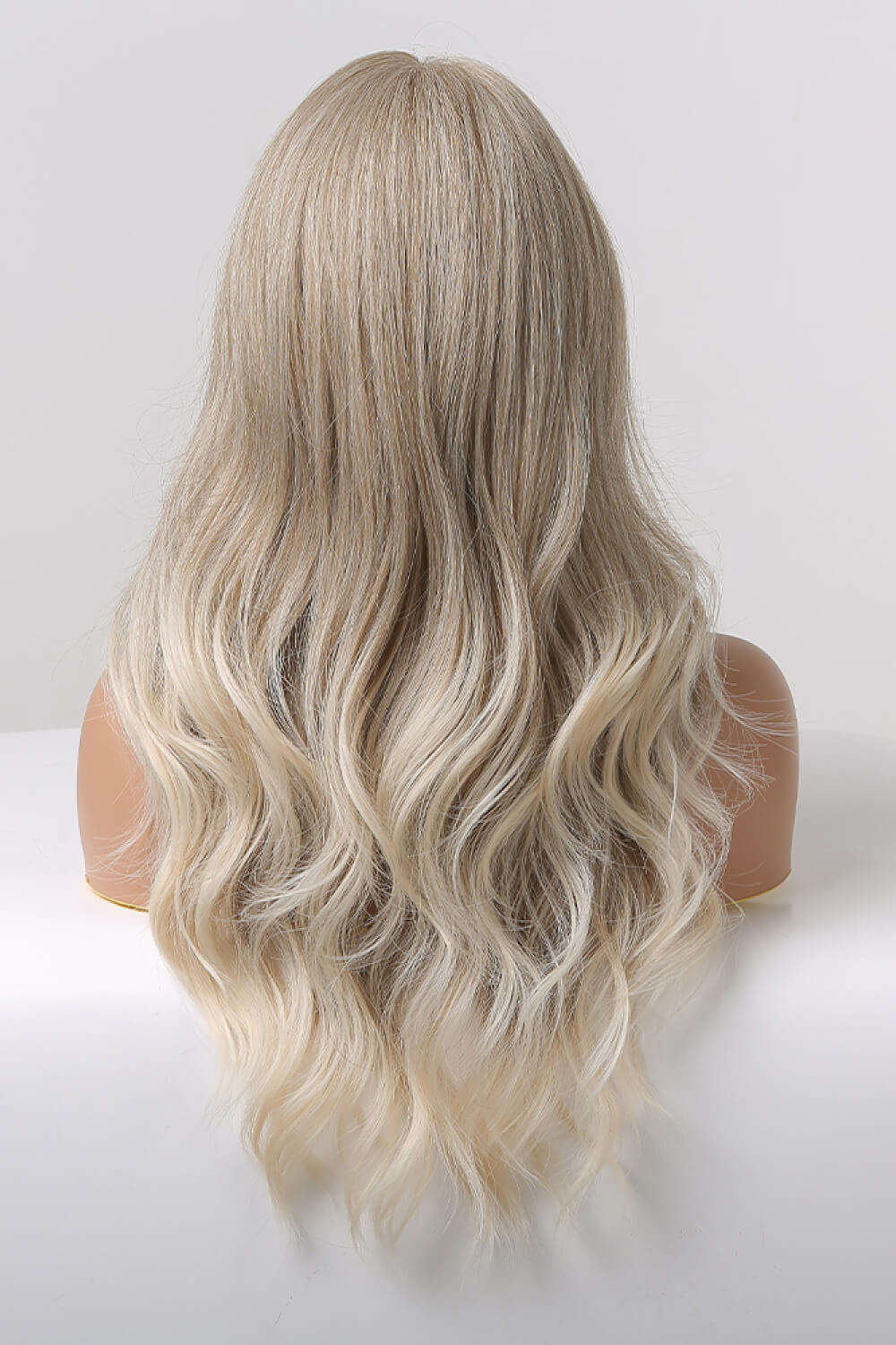 13*2" Lace Front Wigs Synthetic Long Wave 24" 150% Density in Medium Blonde Highlights - Kings Crown Jewel Boutique