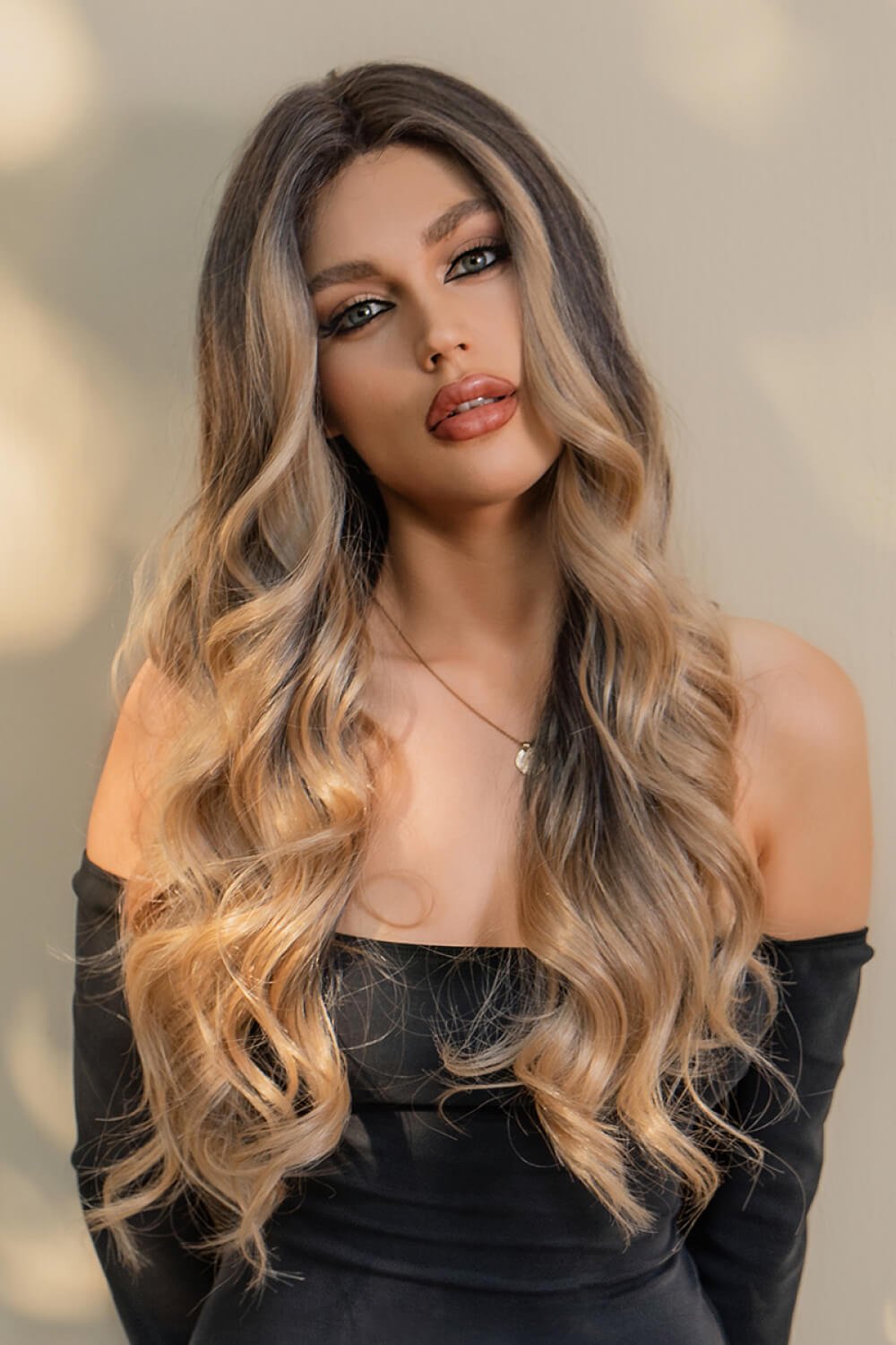 13*2" Lace Front Wigs Synthetic Long Wave 26" 150% Density - Kings Crown Jewel Boutique