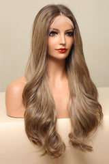 13*2" Lace Front Wigs Synthetic Long Wave 26" 150% Density in Golden Brown - Kings Crown Jewel Boutique