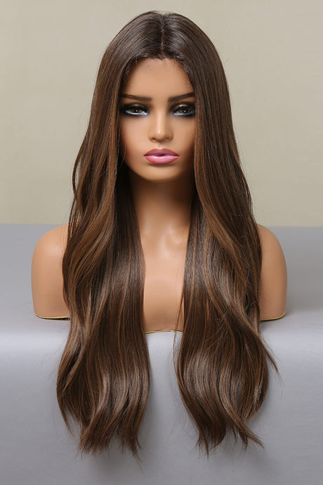 13*2" Lace Front Wigs Synthetic Long Wave 26" Heat Safe 150% Density - Kings Crown Jewel Boutique