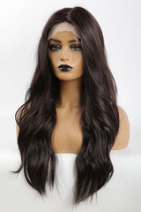 13*2" Lace Front Wigs Synthetic Long Wave 26" Heat Safe 150% Density in Brown - Kings Crown Jewel Boutique