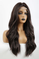 13*2" Lace Front Wigs Synthetic Long Wave 26" Heat Safe 150% Density in Brown - Kings Crown Jewel Boutique