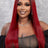 13*2" Lace Front Wigs Synthetic Straight 26" 150% Density - Kings Crown Jewel Boutique