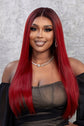 13*2" Lace Front Wigs Synthetic Straight 26" 150% Density - Kings Crown Jewel Boutique