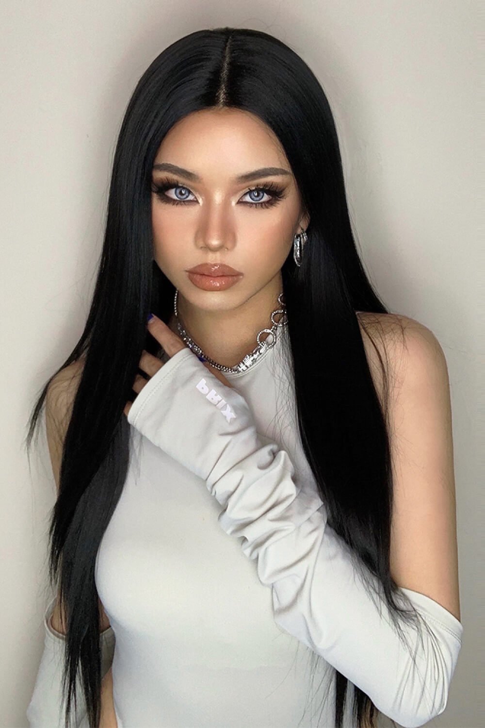 13*2" Long Lace Front Straight Synthetic Wigs 26" Long 150% Density - Kings Crown Jewel Boutique