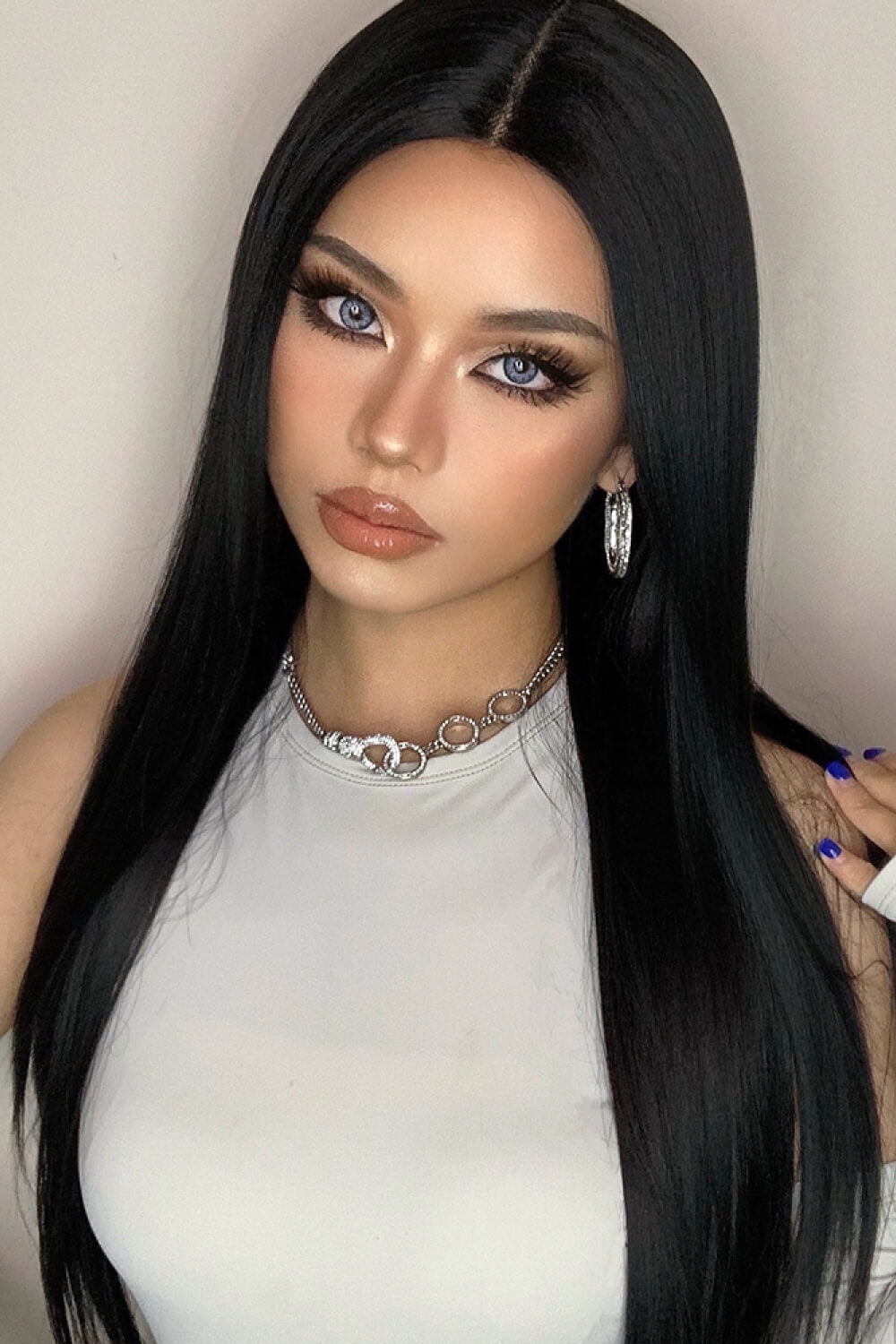 13*2" Long Lace Front Straight Synthetic Wigs 26" Long 150% Density - Kings Crown Jewel Boutique