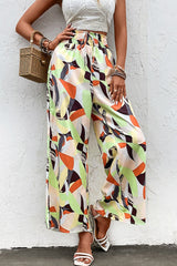 Printed Smocked Waist Wide Leg Pants king-general-store-5710.myshopify.com