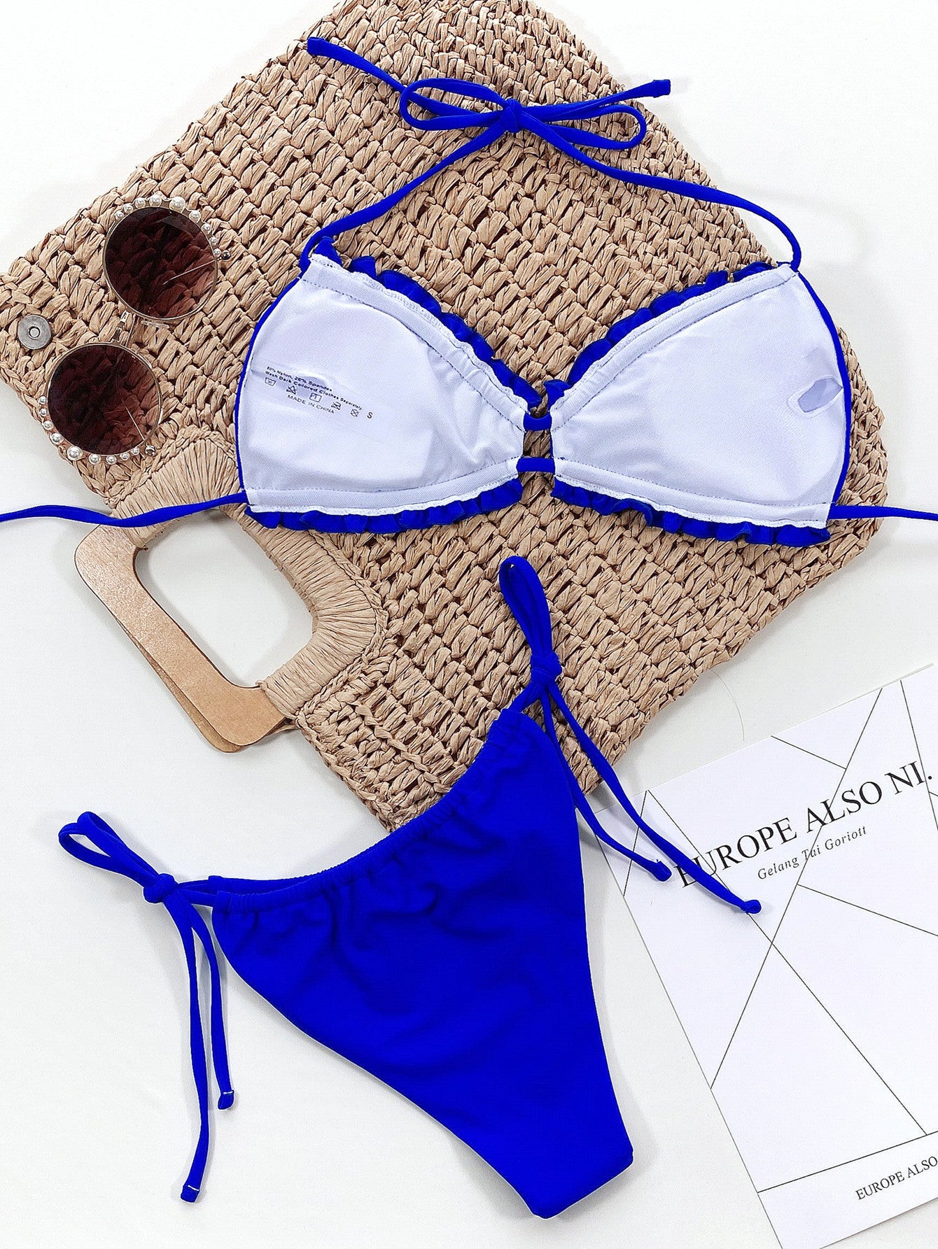 Frill Trill Halter Neck Bikini Set king-general-store-5710.myshopify.com