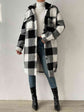 Plaid Collared Neck Button Down Coat king-general-store-5710.myshopify.com