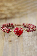 Handmade Heart Shape Natural Stone Bracelet king-general-store-5710.myshopify.com