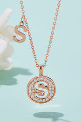 Moissanite K to T Pendant Necklace king-general-store-5710.myshopify.com