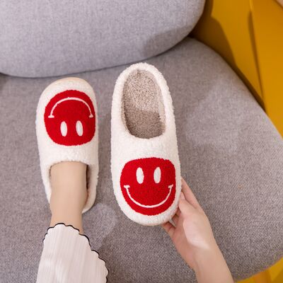 Melody Smiley Face Cozy Slippers king-general-store-5710.myshopify.com