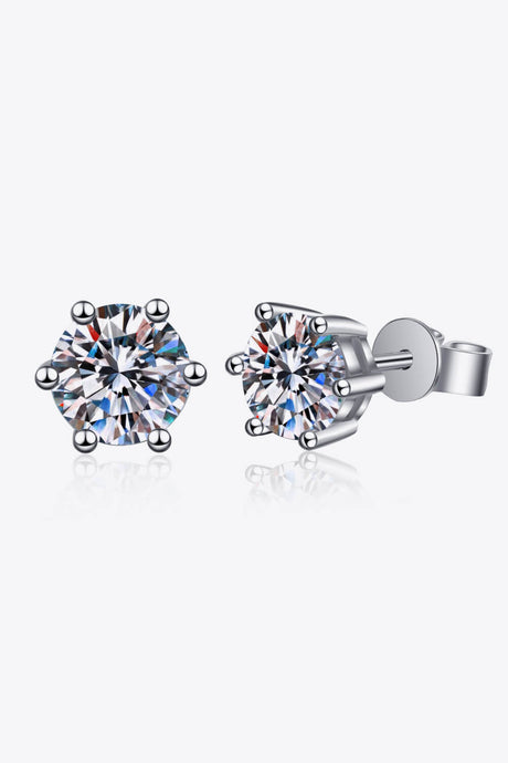 Moissanite Stud Earrings king-general-store-5710.myshopify.com