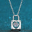 Moissanite Lock Pendant Necklace king-general-store-5710.myshopify.com