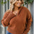 Plus Size Collared Neck Zip-Up Long Sleeve Sweater king-general-store-5710.myshopify.com