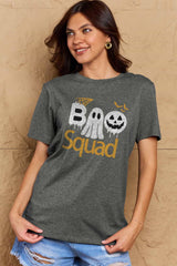 Simply Love Full Size BOO SQUAD Graphic Cotton T-Shirt king-general-store-5710.myshopify.com