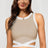 Contrast Tie Back Round Neck Tank king-general-store-5710.myshopify.com