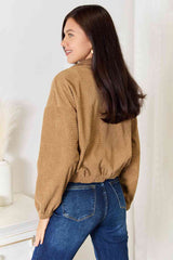 Double Take Long Sleeve Dropped Shoulder Jacket king-general-store-5710.myshopify.com