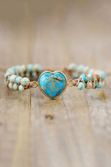 Handmade Heart Shape Natural Stone Bracelet king-general-store-5710.myshopify.com