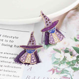 Witch Rhinestone Alloy Earrings king-general-store-5710.myshopify.com