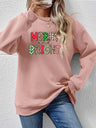 MERRY AND BRIGHT Round Neck Sweatshirt king-general-store-5710.myshopify.com