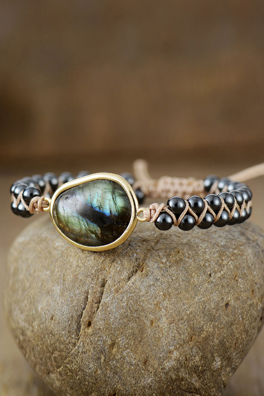 Natural Stone Beaded Bracelet king-general-store-5710.myshopify.com