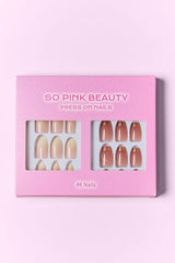 SO PINK BEAUTY Press On Nails 2 Packs king-general-store-5710.myshopify.com