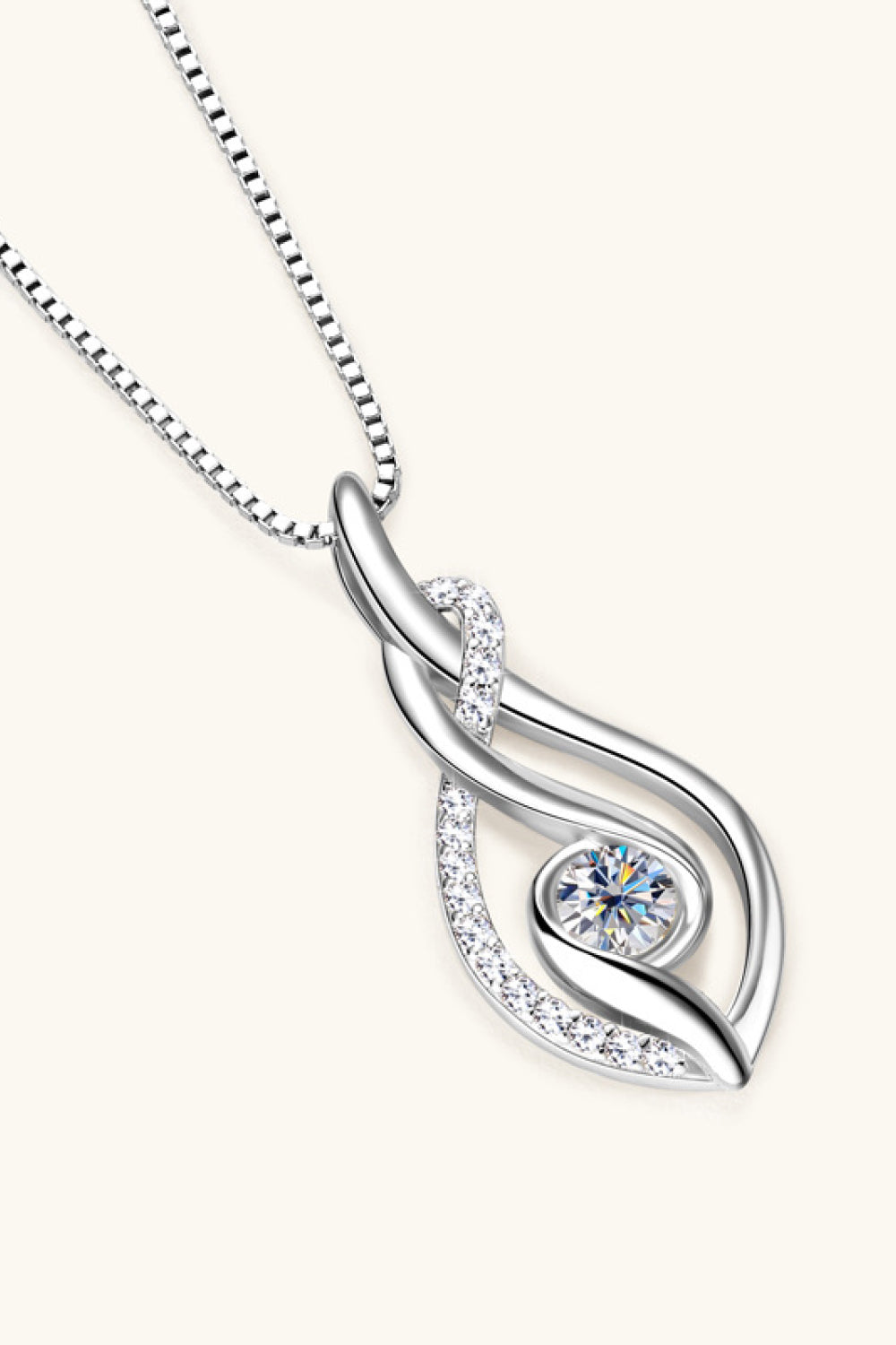 Moissanite 925 Sterling Silver Necklace king-general-store-5710.myshopify.com