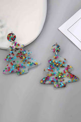 Christmas Tree Acrylic Earrings king-general-store-5710.myshopify.com