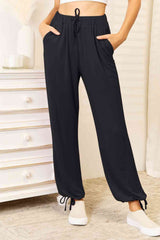 Basic Bae Full Size Soft Rayon Drawstring Waist Pants with Pockets king-general-store-5710.myshopify.com