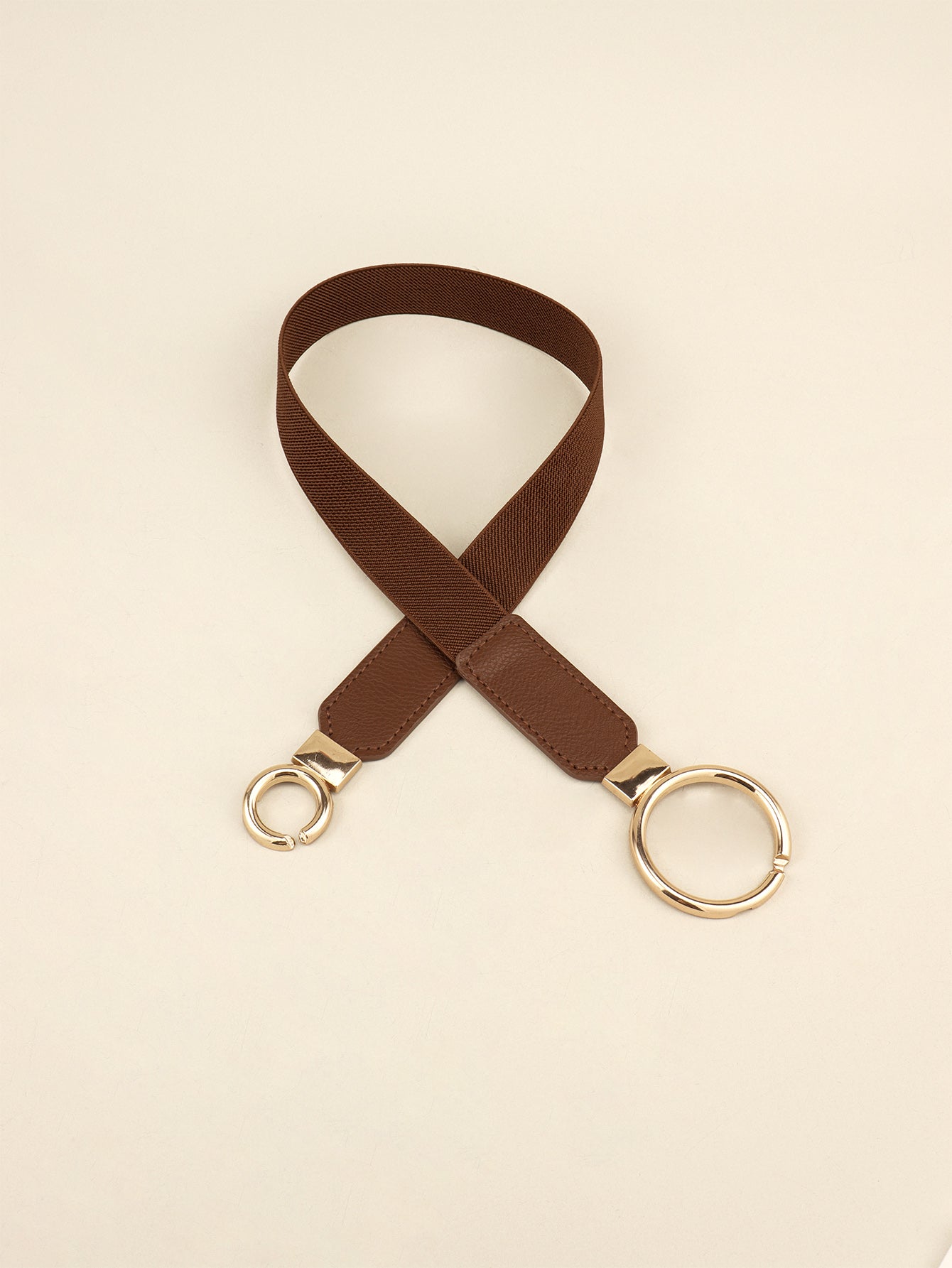 Double Ring Buckle Elastic PU Belt king-general-store-5710.myshopify.com