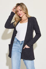 Zenana Open Front Long Sleeve Cardigan king-general-store-5710.myshopify.com