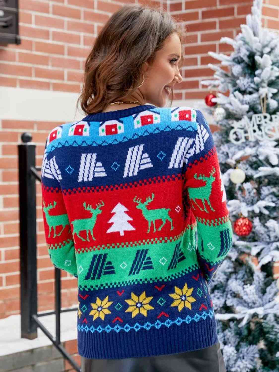 Christmas Round Neck Sweater king-general-store-5710.myshopify.com