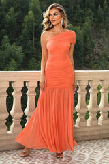 One-Shoulder Ruched Maxi Dress king-general-store-5710.myshopify.com