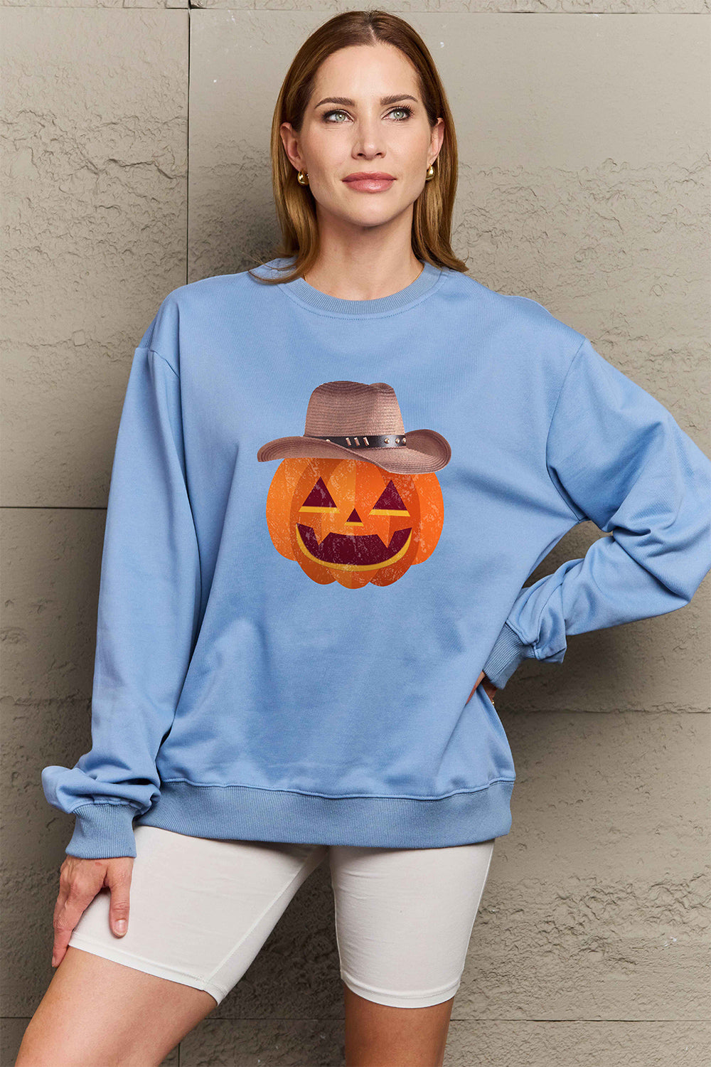 Simply Love Full Size Graphic Dropped Shoulder Sweatshirt king-general-store-5710.myshopify.com