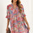 Floral Notched Neck Flounce Sleeve Shift Dress king-general-store-5710.myshopify.com
