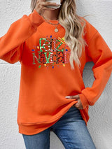 FELIZ NAVIDAD Round Neck Drop Shoulder Sweatshirt king-general-store-5710.myshopify.com